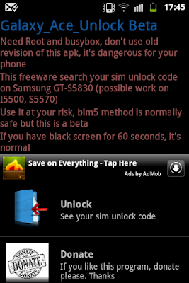 Samsung Galaxy Ace 2 Unlock Code Free